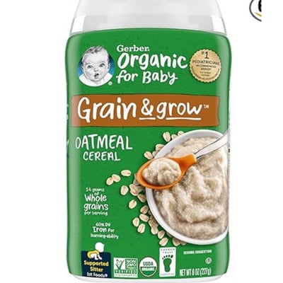 Picture of Cereal Organic 1st Foods, Grain & Grow, Oatmeal-227g