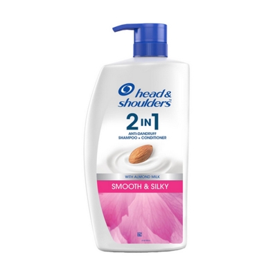 Picture of Head & Shoulders 2-in-1 Smooth and Silky Anti Dandruff Shampoo + Conditioner for Women & Men, With Almond Milk (1 L)