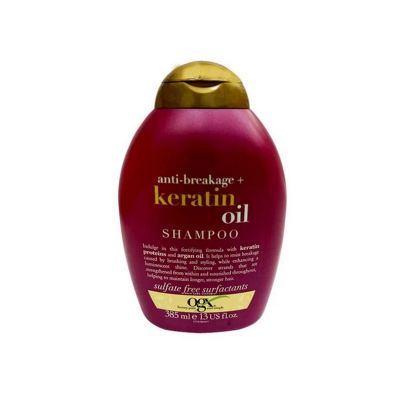 Picture of OGX Frizz Free Keratin Smoothing Oil Shampoo 385ml
