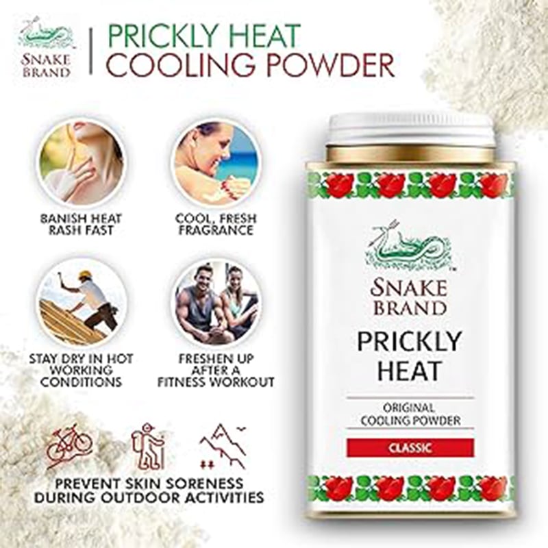 Picture of Snake Brand Prickly Heat Cooling Classic Powder 140g