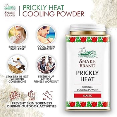 Picture of Snake Brand Prickly Heat Cooling Classic Powder 140g