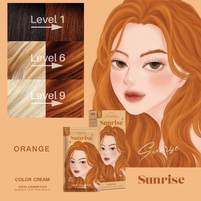 Picture of KOTA Color Cream Hair Color Orange Hair Dye