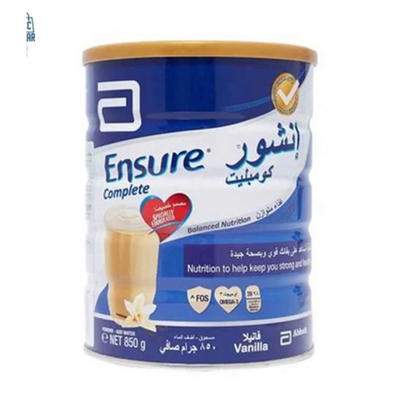 Picture of Ensure Complete Vanilla Milk Power -850g (Dubai)