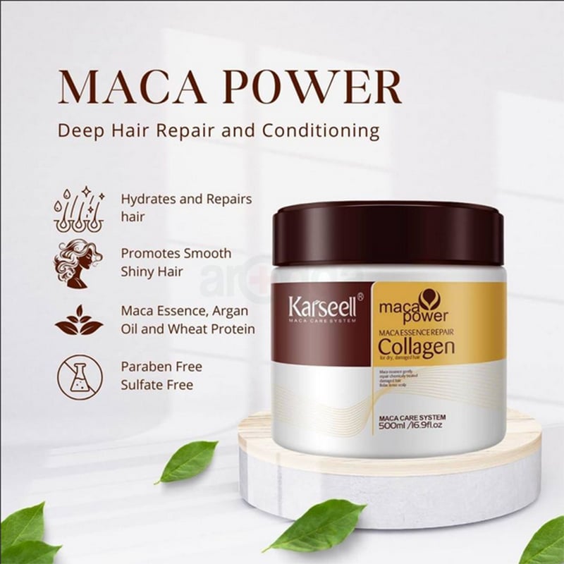 Picture of Karseell Collagen Hair Treatment Collagen Hair Mask Essence for Dry Damaged Hair 500ml