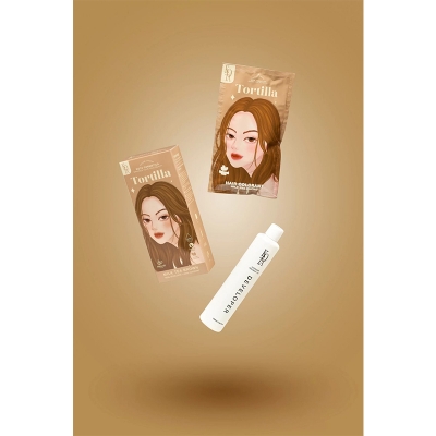 Picture of Kota Color Cream Hair Color (MILK TEA BROWN)