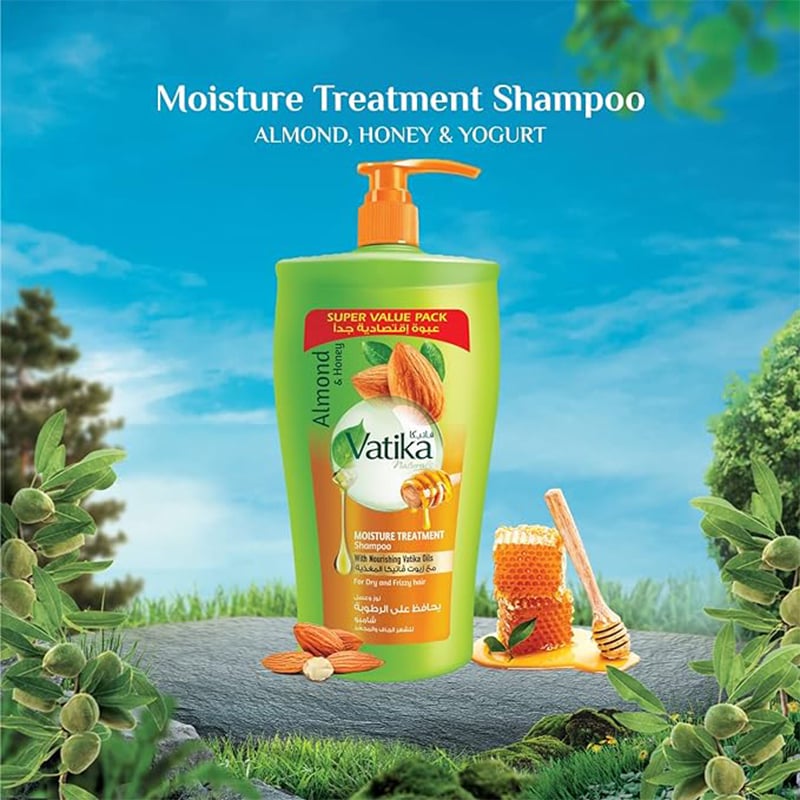 Picture of Vatika Moisture Treatment Shampoo with Almond & Honey 1000ml