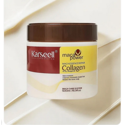 Picture of Karseell Collagen Hair Treatment Deep Repair Conditioning Argan Oil Collagen Hair Mask Essence for Dry & Damaged Hair – 500ml