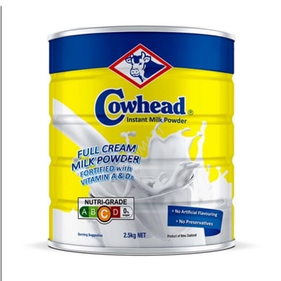 Picture of Cowhead Instant Milk Powder – Full Cream 2.5kg(New Zealand)