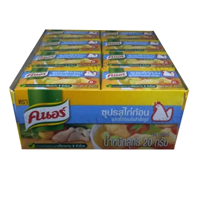 Picture of Cubes Chicken Soup Stock 20gm X 24pcs (480g)Thailand