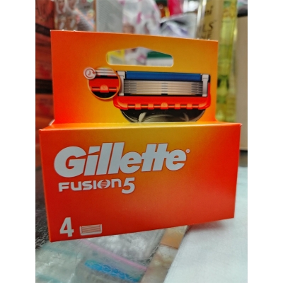Picture of Fusion Manual Shaving Razor Blades - 4s Pack (Cartridge)