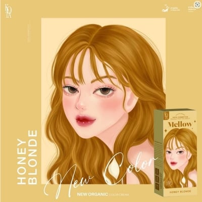 Picture of Kota Cosmetics Hair Color Cream Whisper - (Honey Blonde)
