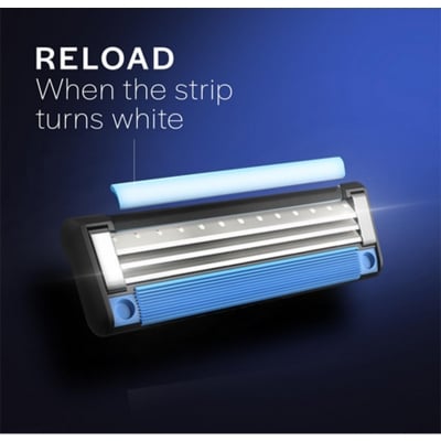 Picture of Gillette Mach3 Turbo Manual Shaving Razor Blades - 2pcs(Cartridge)