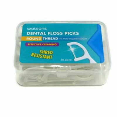 Picture of 50PCS/1SET Dental Flosser Nylon Tooth Picks Plastic Teeth Stick Dental Floss