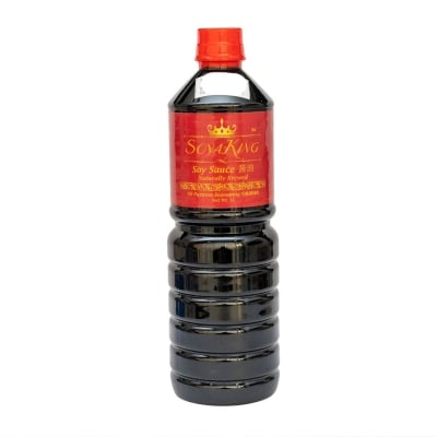 Picture of SoyKing Soy Sauce 1 LTR Bottle Packaged Food Seasoning for Cooking