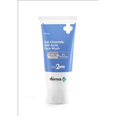 Picture of The derma co Sali-Cinamide Anti-Acne Face Wash with 2% Salicylic Acid & 2% Niacinamide – 80ml