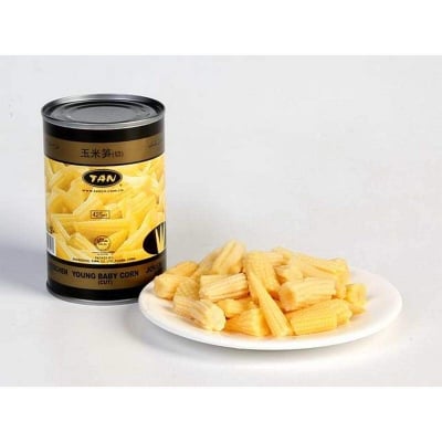 Picture of Tan  young baby corn 465g