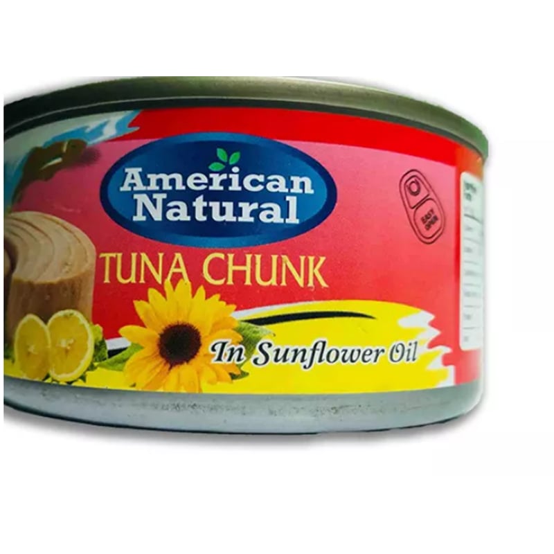 Picture of 2pcs -American Natural Chunk Tuna 185g (pack of 2)