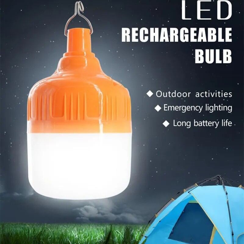 Picture of XingYun 40W USB Rechargeable LED Bulb – Can use everywhere -Emergency Camping Hook Light