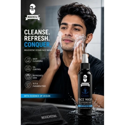 Picture of Muuchstac Men's Ocean Face Wash – Refreshing Face Wash for Men