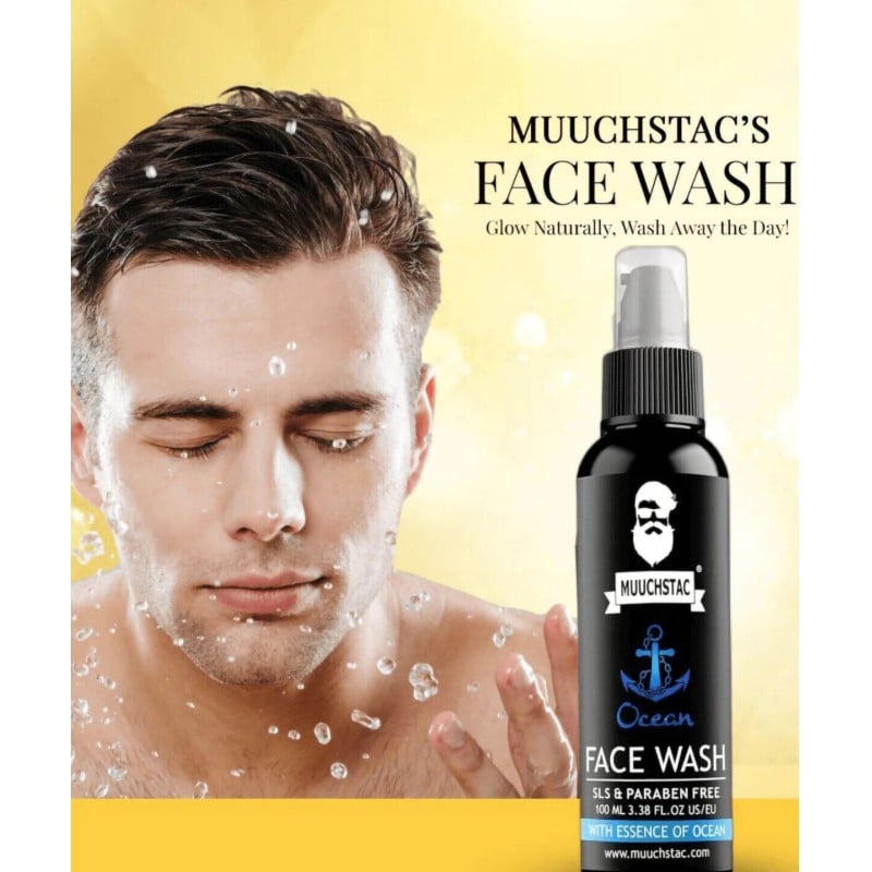 Picture of Muuchstac Men's Ocean Face Wash – Refreshing Face Wash for Men