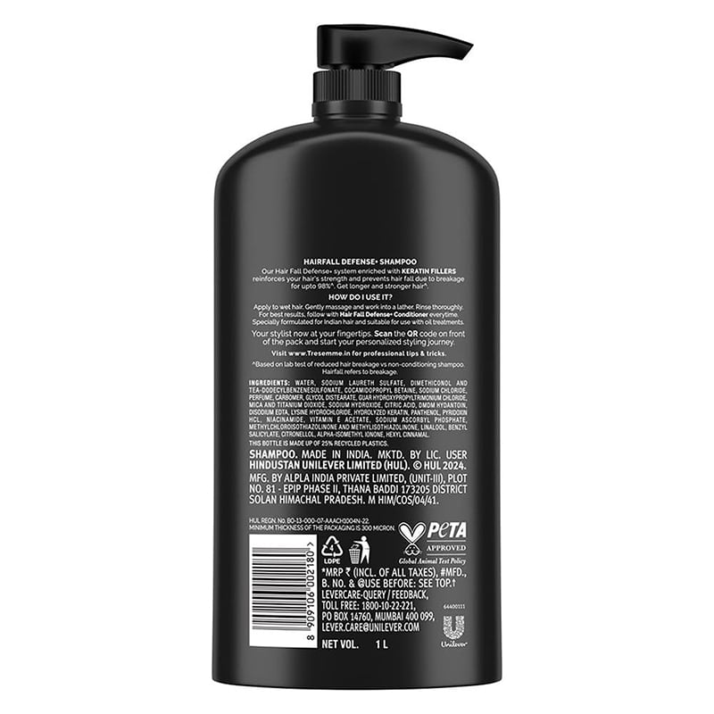 Picture of Tresemmee shampoo-1000ml (Made in India)