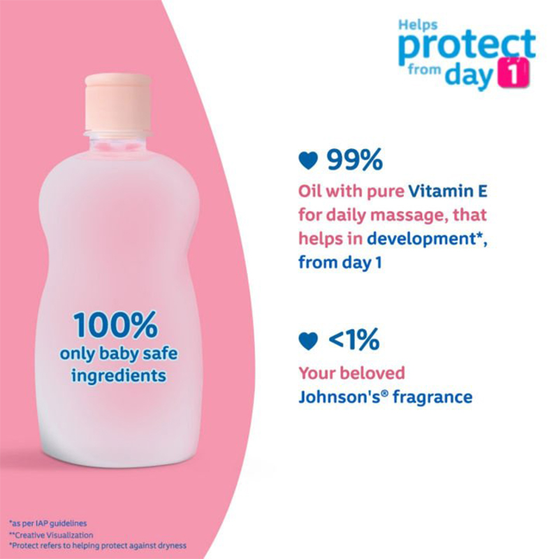 Picture of Johnson baby oil-100ml (Made in India)