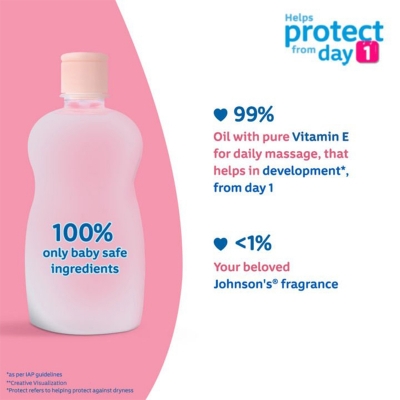 Picture of Johnson baby oil-100ml (Made in India)