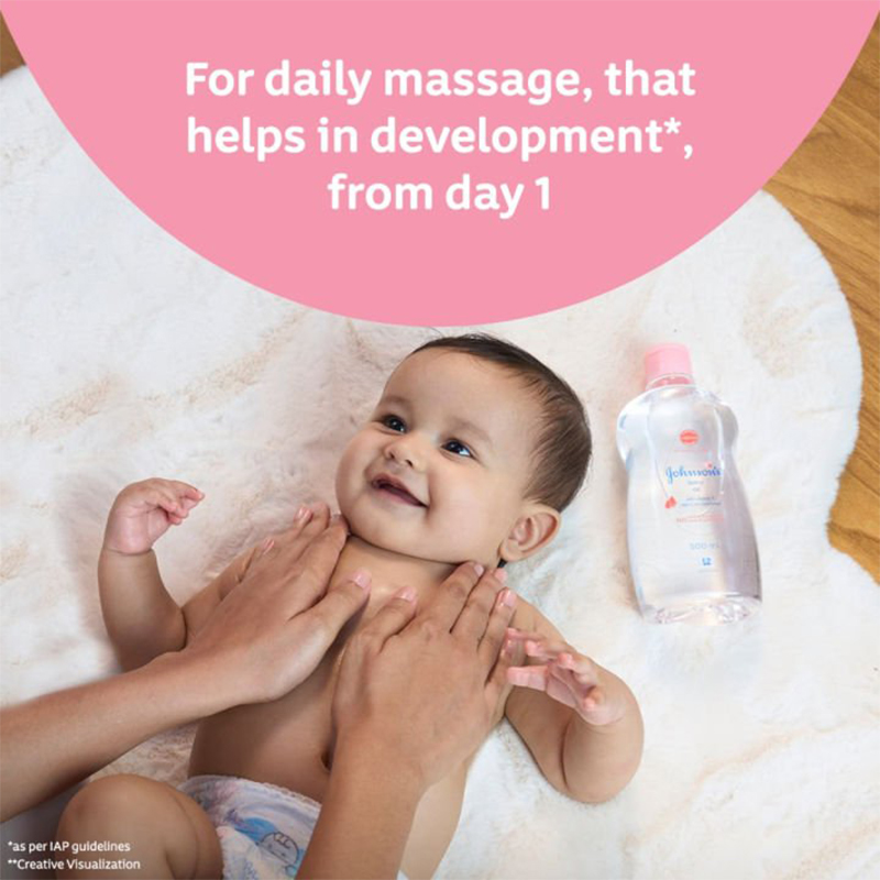 Picture of Johnson baby oil-100ml (Made in India)