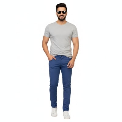 Picture of Blue denim pant collection for men stylish | Blue color jeans pant for men 2025 | High quality jeans pant for men blue