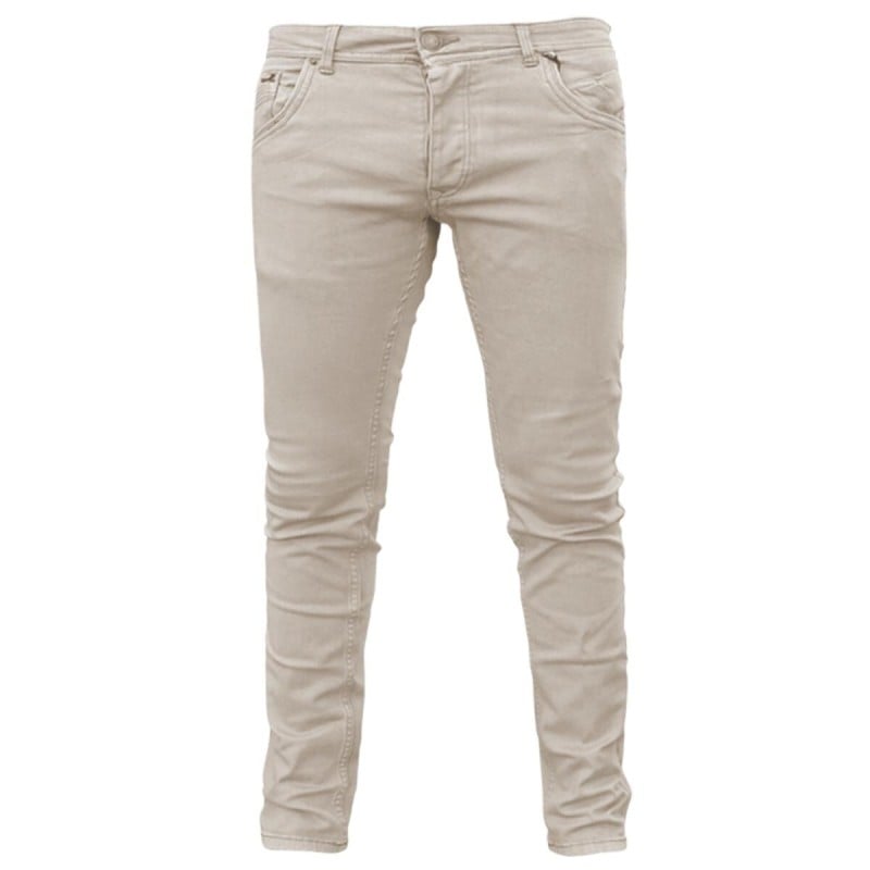 Picture of Jeans pant for men stylish 2024 new | off white jeans pant for men | Cream pant for men high quality