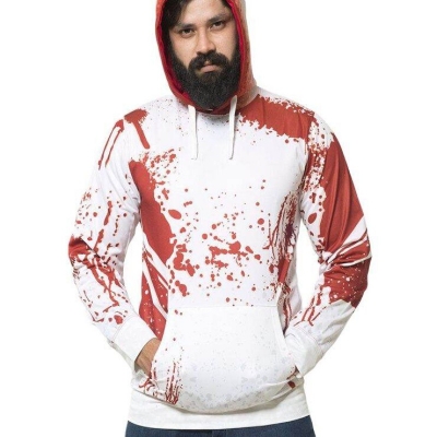 Picture of Winter hoodie collection for men | Hoodie for men white color | White hoodie collection 2024