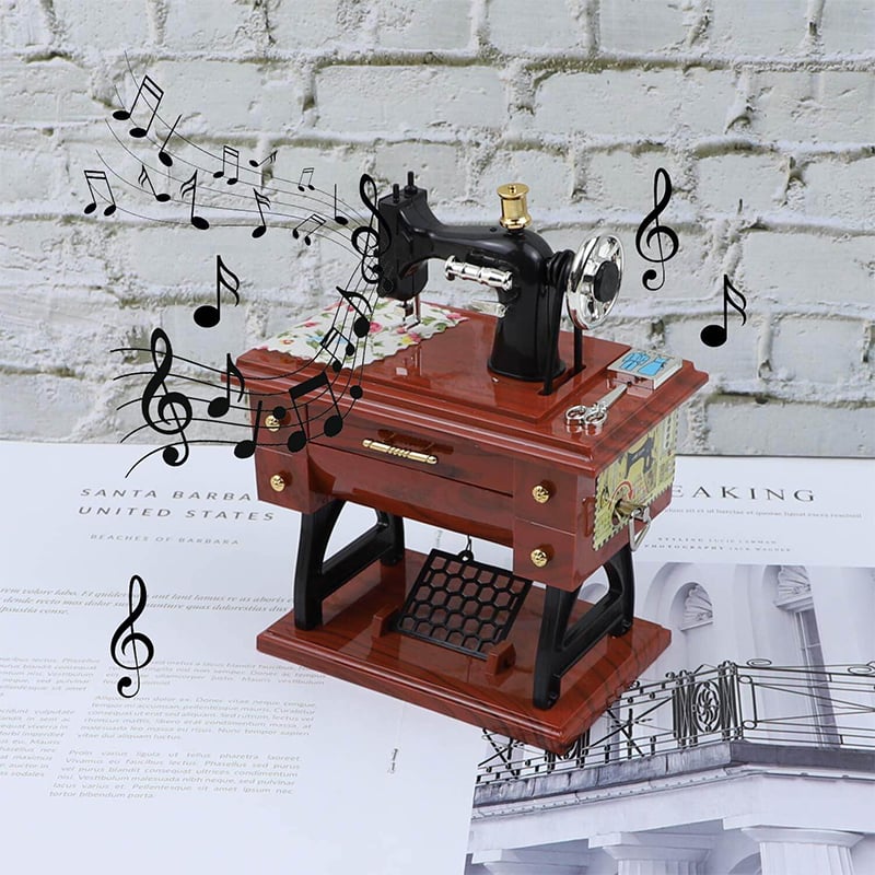 Picture of Musicial sewing machine for gift | Low price gift item for girl friend | Perfect Gift Item | Ideal for Tailoring, DIY, and Home Use | Compact & Durable Design | Great Gift for Mothers, Designers & Beginners | Buy Best Sewing Machine Onlie