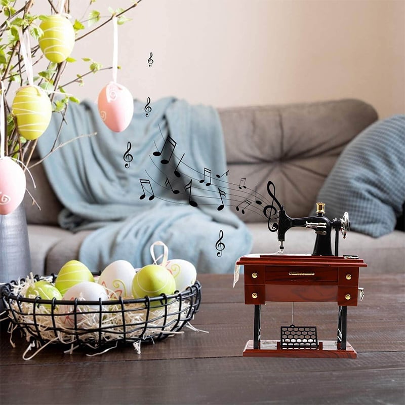 Picture of Musicial sewing machine for gift | Low price gift item for girl friend | Perfect Gift Item | Ideal for Tailoring, DIY, and Home Use | Compact & Durable Design | Great Gift for Mothers, Designers & Beginners | Buy Best Sewing Machine Onlie