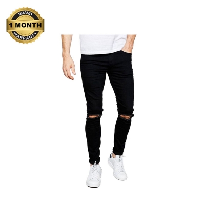 Picture of Black pant for men stylish brand | High quality pant for men stylish black jeans 2024 | Premium quality denim pant for men black