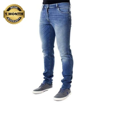 Picture of Blue denim jeans pant for men | Smart stylish denim jeans pant for men | Pant for men stylish tik tok | Jeans for men blue