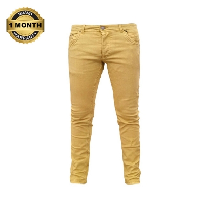 Picture of Export quality pant for men stylish brand denim | Denim pant for men high quality | Light yellow pant for men | Pant for men new collection 2024