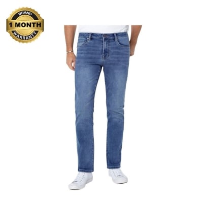 Picture of Light blue Jeans pant for men stylish 2024 new | Blue jeans pant for men | Navy blue pant for men high quality