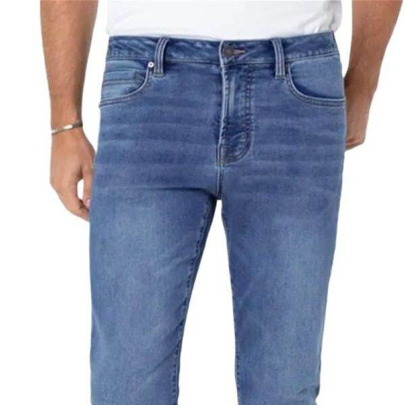 Picture of Light blue Jeans pant for men stylish 2024 new | Blue jeans pant for men | Navy blue pant for men high quality