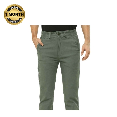 Picture of Olive pant for men jeans styles | pant for men olive colour jence | High quality cargo pant for men olive - olive Stretch cargo pant with wash