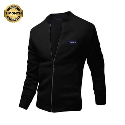 Picture of Black jacket for men 2024 new collection | Double part black jacket for men high quality | Biker jacket collection